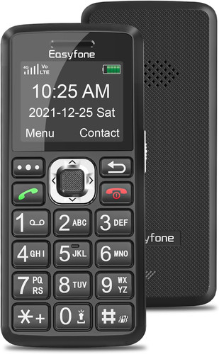 Easyfone t200 sim free - 4g, sim-free
